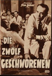 1p150 12 ANGRY MEN German program '57 Henry Fonda, Sidney Lumet courtroom jury classic, different!