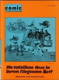 1p175 BEDKNOBS & BROOMSTICKS German program '71 Walt Disney, Angela Lansbury, different images!