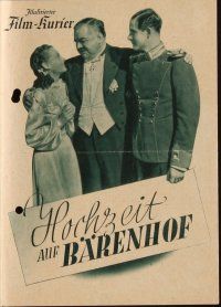 1p044 HOCHZEIT AUF BARENHOFF German program '42 Heinrich George, Carl Froelich forbidden movie!