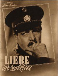 1p054 LIEBE IST ZOLLFREI German program '41 Hans Moser in E.W. Emo's forbidden Love is Duty Free!