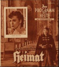 1p056 MAGDA German program '38 Carl Froelich's forbidden Heimat, Heinrich George, Zarah Leander