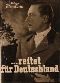 1p023 ......REITET FUR DEUTSCHLAND German program '41 Rabenhalt's Riding For Germany, forbidden!