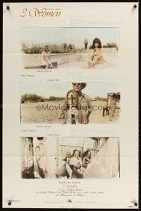 1r012 3 WOMEN 1sh '77 directed by Robert Altman, Shelley Duvall, Sissy Spacek, Janice Rule