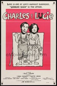 1r185 CHARLES & LUCIE 1sh '80 Nelly Kaplan's Charles et Lucie, wacky art!