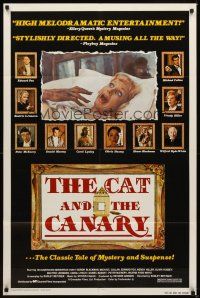 1r181 CAT & THE CANARY 1sh '79 Radley Metzger, Honor Blackman, Olivia Hussey!