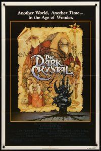 1r228 DARK CRYSTAL 1sh '82 Jim Henson & Frank Oz, Richard Amsel fantasy art!
