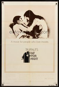 1r229 DAY FOR NIGHT 1sh '73 Francois Truffaut's La Nuit Americaine, Jacqueline Bisset