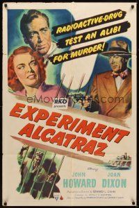 1r319 EXPERIMENT ALCATRAZ 1sh '51 can this radioactive drug drive them to murder?