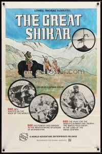 1r410 GREAT SHIKAR 1sh '70 Bert & Chris Klineburger hunting Marco Polo sheep in Afghanistan!