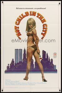 1r457 HOT CHILD IN THE CITY 1sh '79 John Holmes, L'Oriele, At home in a tenement...or a penthouse!