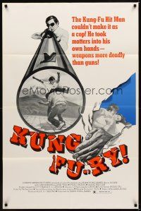 1r513 KUNG FU-RY 1sh '75 The Kung-Fu hit man couldn't make it as a cop!