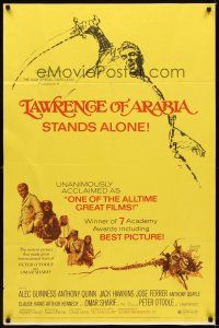 1r531 LAWRENCE OF ARABIA 1sh R71 David Lean classic starring Peter O'Toole!