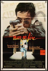 1r578 MAN ON FIRE 1sh '87 Scott Glenn as ex-CIA agent turned bodyguard!
