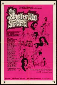 1r634 NASHVILLE SOUND 1sh '72 Tennessee country music, Porter Wagoner, Johnny Cash!