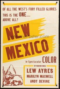 1r644 NEW MEXICO 1sh R50s Irving Reis directed, Lew Ayres, Marilyn Maxwell & Andy Devine