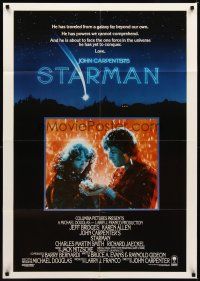 1r846 STARMAN int'l 1sh '84 John Carpenter directed, alien Jeff Bridges & Karen Allen!