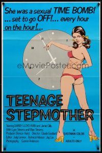 1r882 TEENAGE STEPMOTHER 1sh '74 Darby Lloyd Rains, she was a sexual time bomb!