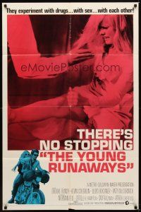 1r996 YOUNG RUNAWAYS 1sh '68 they experiment with drugs & sex with each other!