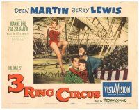 1s197 3 RING CIRCUS LC #1 '54 Dean Martin & clown Jerry Lewis, Joanne Dru, Zsa Zsa Gabor