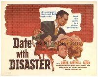 1s034 DATE WITH DISASTER TC '58 love-hungry rock & roll babe Shirley Eaton fired the spark!