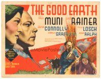 1s065 GOOD EARTH TC '37 Asian Paul Muni & Luise Rainer, from Pearl S. Buck novel!