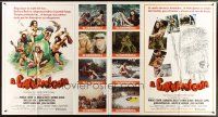 1t071 CAVEMAN Spanish/U.S. 1-stop poster '81 wacky art of prehistoric Ringo Starr & sexy Barbara Bach!