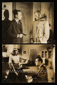 1w837 CONFIDENTIAL AGENT 2 7.5x9.5 stills '45 cool images of Charles Boyer & Lauren Bacall!