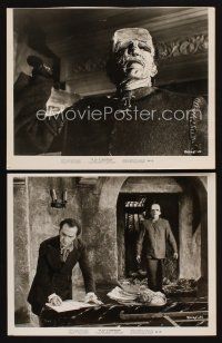 1w859 EVIL OF FRANKENSTEIN 2 8x10 stills '64 Peter Cushing, Hammer, cool monster images!