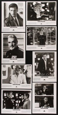 1w265 HUNT FOR RED OCTOBER 12 8x10 stills '90 Russian military submarine captain Sean Connery!