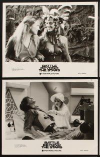 1w319 BATTLE BEYOND THE STARS 8 8x10 stills '80 Robert Vaughn, John Saxon, sexy Sybil Danning!