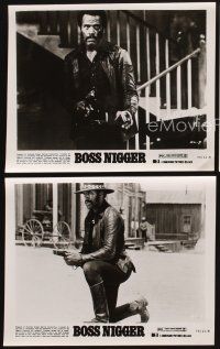 1w722 BOSS NIGGER 3 8x10 stills '75 Fred Williamson in white man's town w/the black man's law!