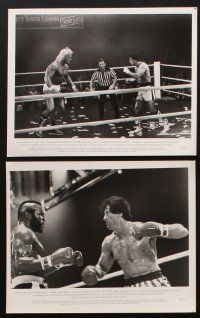 1w369 ROCKY III 8 8x10 stills '82 boxer & director Sylvester Stallone, Hulk Hogan, Mr. T!