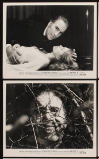 1w474 SATANIC RITES OF DRACULA 6 CanUS 8x10 stills '78 Christopher Lee as vampire, Joanna Lumley!