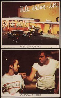 1w029 AMERICAN GRAFFITI 12 8x10 mini LCs '73 Candy Clark, Charles Martin Smith, Ron Howard!