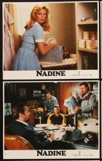 1w094 NADINE 8 8x10 mini LCs '87 Jeff Bridges & Kim Basinger, Rip Torn, Gwen Verdon!