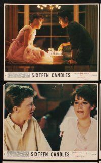 1w112 SIXTEEN CANDLES 8 8x10 mini LCs '84 Molly Ringwald, Anthony Michael Hall!