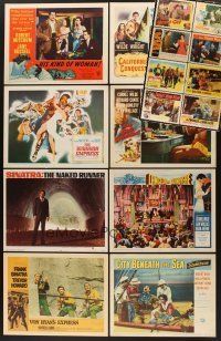 1x112 LOT OF 16 MISCELLANEOUS LOBBY CARDS '50s-60s great scenes from a variety of movies!