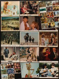 1x149 LOT OF 38 8X10 COLOR MINI LOBBY CARDS '60s-80s great scenes from a variety of movies!
