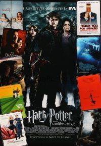 1x187 LOT OF 39 UNFOLDED DOUBLE-SIDED ONE-SHEETS '05 - '06 Harry Potter & The Goblet of Fire+more