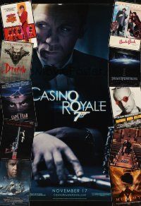 1x196 LOT OF 31 UNFOLDED & FORMERLY FOLDED ONE-SHEETS '88 - '07 Casino Royale, Dracula & more!