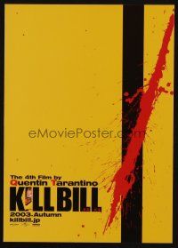 1x318 KILL BILL: VOL. 1 Autumn style Japanese 7.25x10.25 '03 Quentin Tarantino, sexy Uma Thurman!