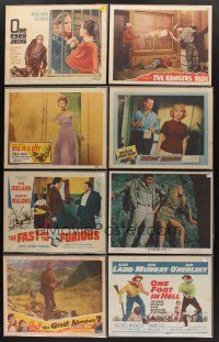 1x095 LOT OF 96 LOBBY CARDS '40s-70s One-Eyed Jacks, Vengeance of She & many more!