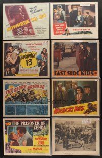 1x093 LOT OF 98 LOBBY CARDS '30s-60s East Side Kids, Prisoner of Zenda, Glory Brigade & more!