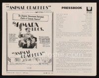 1x566 ANIMAL CRACKERS pressbook R74 all four Marx Brothers in a classic of comedy classics!