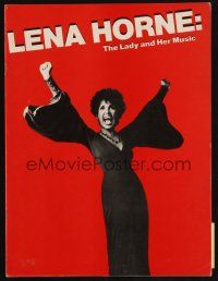 1x416 LENA HORNE: THE LADY & HER MUSIC stage play program book '81 wonderful images of singer!