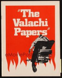 1x444 VALACHI PAPERS program book '72 directed by Terence Young, Charles Bronson in the mob!