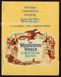 1x463 WONDERFUL WORLD OF THE BROTHERS GRIMM hardcover program '62 George Pal Cinerama fairy tales!