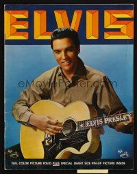 1x351 ELVIS PRESLEY music record brochure '63 & '66 showing his albums available + color photos!