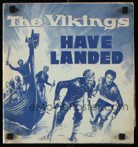 1x481 VIKINGS promo brochure '58 medieval Kirk Douglas, Tony Curtis & Janet Leigh!