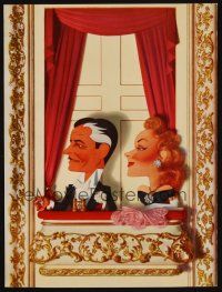 1x053 RANDOM HARVEST trade ad '42 Kapralik art of Ronald Colman & Greer Garson in balcony!